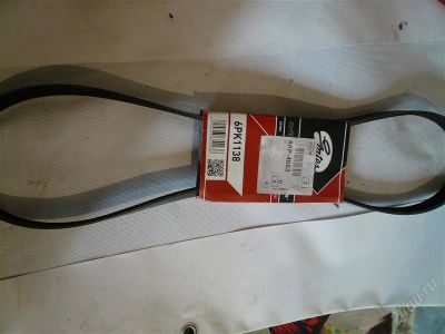Лот: 2962282. Фото: 1. Ремень приводной Gates 6PK1138... Двигатель и элементы двигателя
