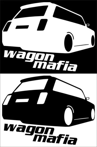 Лот: 9635864. Фото: 1. Наклейка Wagon mafia. Наклейки автомобильные