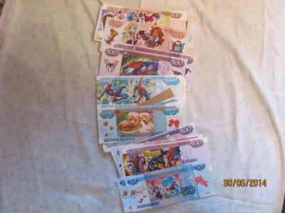 Лот: 4912251. Фото: 1. Денежные купюры (игрушечные... Другое (игрушки)