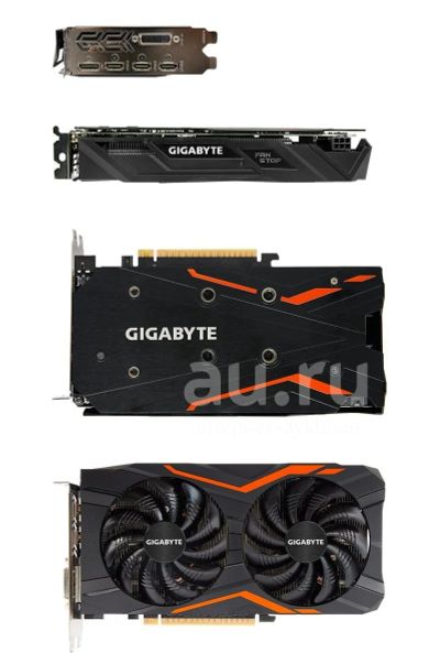 Лот: 19019511. Фото: 1. Видеокарта Gigabyte GeForce GTX... Видеокарты