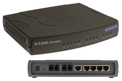 Лот: 9366990. Фото: 1. VoIP-шлюз D-Link DVG-6004S (Gateway... Другое (сетевые устройства)