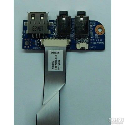 Лот: 8758064. Фото: 1. Плата USB + audio для ноутбука... Платы расширения, контроллеры, доп. порты
