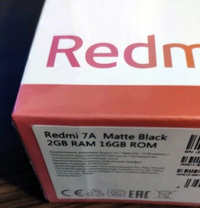Лот: 16222095. Фото: 1. Xiaomi Redmi 7A \запечатан,чек... Смартфоны