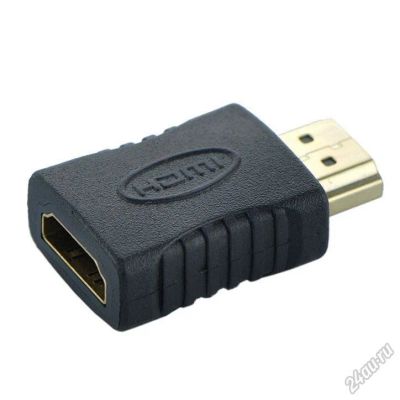 Лот: 5758744. Фото: 1. HDMI M (male) to HDMI F (female... Разъёмы