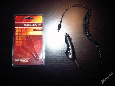 Лот: 1444827. Фото: 1. Автомобильное зарядное mini-USB. Зарядные устройства, блоки питания, адаптеры сетевые для смартфонов