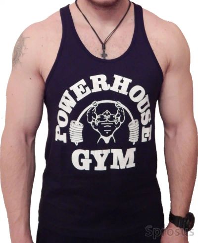 Лот: 5985320. Фото: 1. Майка Power House Gym (черная). Топы, майки