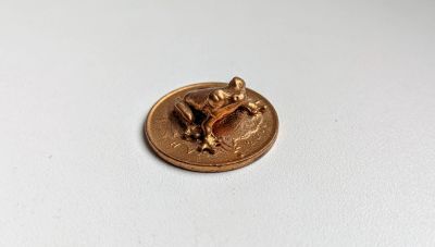 Лот: 25257856. Фото: 1. Монета 10 копеек с лягушкой. Россия после 1991 года