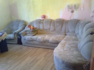 Лот: 2655894. Фото: 1. Мягкий уголок + кресло! Срочно... Кресла, пуфы