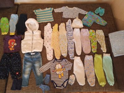 Лот: 16355273. Фото: 1. Пакет одежды для мальчика с рождения... Ползунки, распашонки и др.