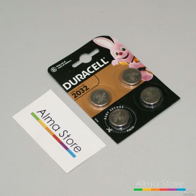 Лот: 17884971. Фото: 1. Набор из 4 элементов питания Duracell... Батарейки, аккумуляторы, элементы питания