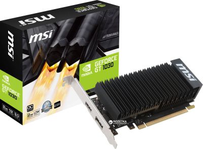 Лот: 14237241. Фото: 1. Видеокарта MSI GeForce GT 1030... Видеокарты