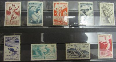 Лот: 11397626. Фото: 1. Монако 1948 Летние Олимпийские... Марки