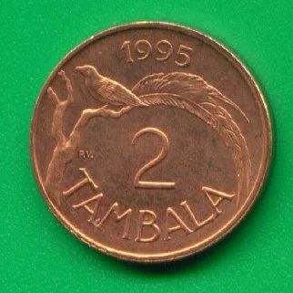 Лот: 9405205. Фото: 1. Малави 2 тамбала 1995 (82). Африка