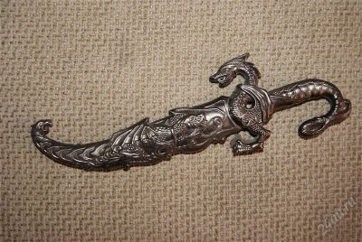 Лот: 1653564. Фото: 1. Сувенирный нож "Дракон". Оружие