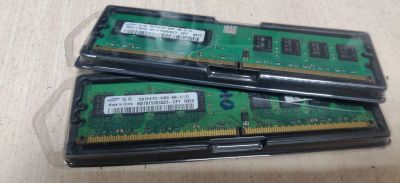 Лот: 19979394. Фото: 1. ОЗУ 4 Гб DDR2/2 штуки*2 Гб/Samsung... Оперативная память