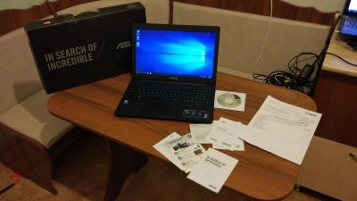 Лот: 8960994. Фото: 1. Ноутбук Asus, Intel (4x2.16GHz... Ноутбуки