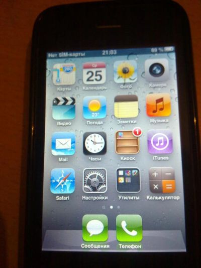 Лот: 3523648. Фото: 1. Apple iPhone 3GS 16GB черный... Смартфоны