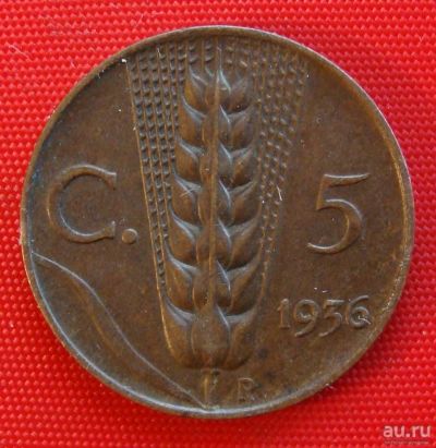Лот: 1578997. Фото: 1. (№463-3/LS) 5 чентезимо 1936... Европа