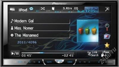 Лот: 1724021. Фото: 1. Pioneer AVH-P3400DVD. Мониторы, DVD