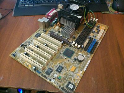 Лот: 4714099. Фото: 1. Материнская плата Asus P4PE-X... Компьютеры в сборе