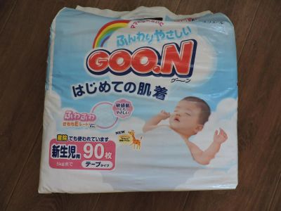 Лот: 7225628. Фото: 1. Подгузники GOO.N для новорожденных... Детская гигиена