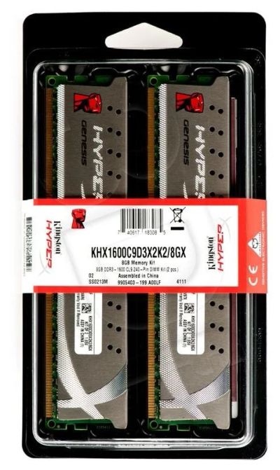 Лот: 8225375. Фото: 1. Оперативная память Kingston HyperX... Оперативная память