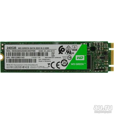 Лот: 17206842. Фото: 1. Western Digital WD Green SATA... Жёсткие диски (HDD)
