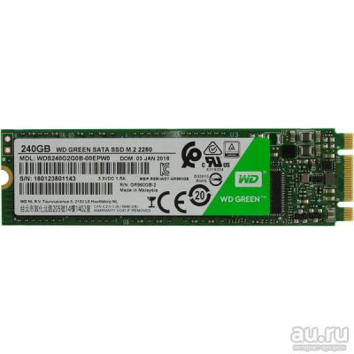 Лот: 17206842. Фото: 1. Western Digital WD Green SATA... Жёсткие диски