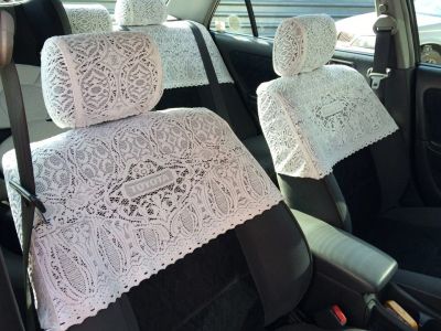 Лот: 16621133. Фото: 1. Оригинальные кружевные чехлы Toyota... Чехлы, коврики, оплетки руля