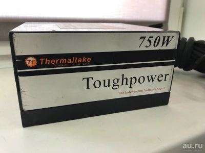 Лот: 13676414. Фото: 1. Блок питания 750W Thermaltake... Корпуса, блоки питания