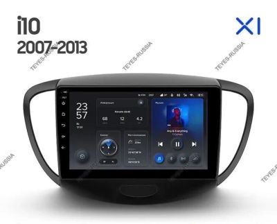 Лот: 20758811. Фото: 1. Магнитола Teyes X1 Hyundai i10... Автомагнитолы