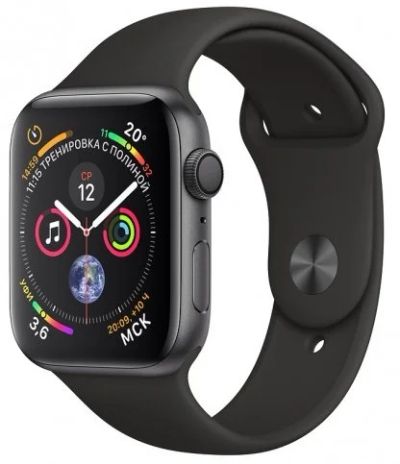 Лот: 14350178. Фото: 1. Apple Watch Series 4 44mm Space... Смарт-часы, фитнес-браслеты, аксессуары