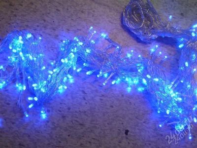 Лот: 1404806. Фото: 1. LED гирлянда 100 синих ламп 10... Аксессуары