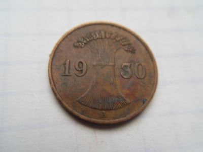 Лот: 9961107. Фото: 1. Германия 1 рейхспфенниг 1930... Германия и Австрия
