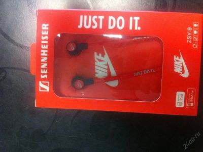 Лот: 5935439. Фото: 1. Наушники Sennheiser ZSY-9 Nike... Наушники, гарнитуры