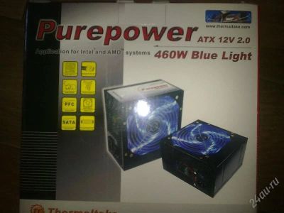 Лот: 931243. Фото: 1. Блок питания Thermaltake Purepower... Корпуса, блоки питания
