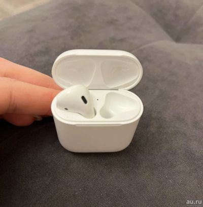 Лот: 18485029. Фото: 1. Наушники Airpods 2 + чехол (читать... Наушники, гарнитуры