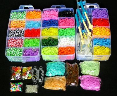 Лот: 5682213. Фото: 1. Огромный набор Rainbow Loom для... Развивающие