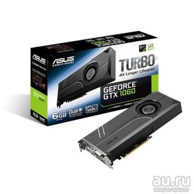 Лот: 9799991. Фото: 1. ASUS TURBO-GTX1060-6G RTL. Видеокарты