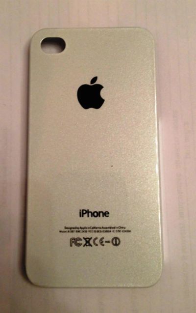 Лот: 3038145. Фото: 1. Чехол для Iphone 4 и 4s Белый... Чехлы, бамперы