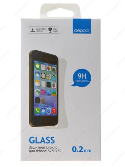 Лот: 4729674. Фото: 1. Deppa Защитное стекло Apple iPhone... Защитные стёкла, защитные плёнки