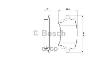 Лот: 14082117. Фото: 1. Колодки тормозные дисковые Bosch... Другое (автозапчасти)