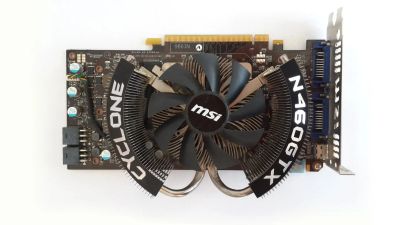 Лот: 11917013. Фото: 1. MSI GeForce GTX 460 Cyclone... Видеокарты