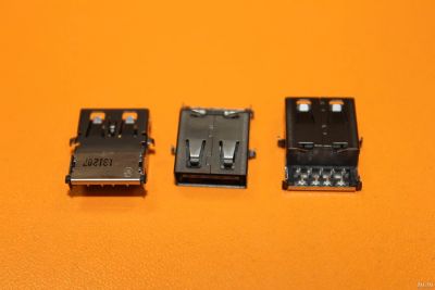 Лот: 17453613. Фото: 1. Разъем USB US-169, черный USB3... Разъёмы