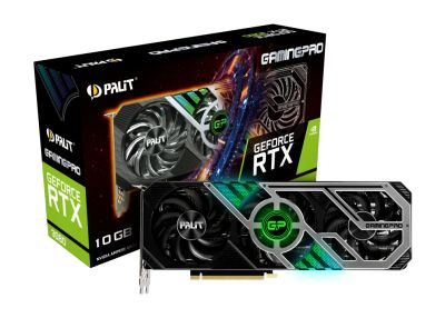 Лот: 16824101. Фото: 1. Видеокарта RTX3080 Palit GamingPro... Видеокарты
