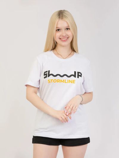 Лот: 21080565. Фото: 1. Футболка Stormline Premium белая. Масла, жидкости
