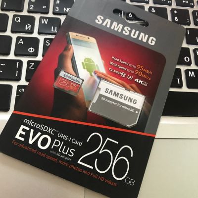 Лот: 9839888. Фото: 1. Карта памяти Samsung microSD EVO... Карты памяти