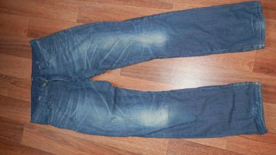 Лот: 6092446. Фото: 1. утепленные джинсы на подростка. Брюки, джинсы, шорты