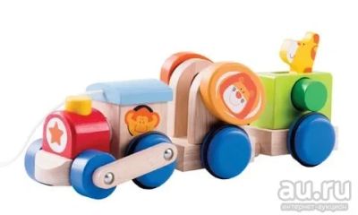 Лот: 16761312. Фото: 1. Игрушка "Safari train" Wonderworld. Развивающие