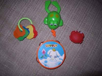 Лот: 10058763. Фото: 1. игрушки (4 штуки). Для младенцев